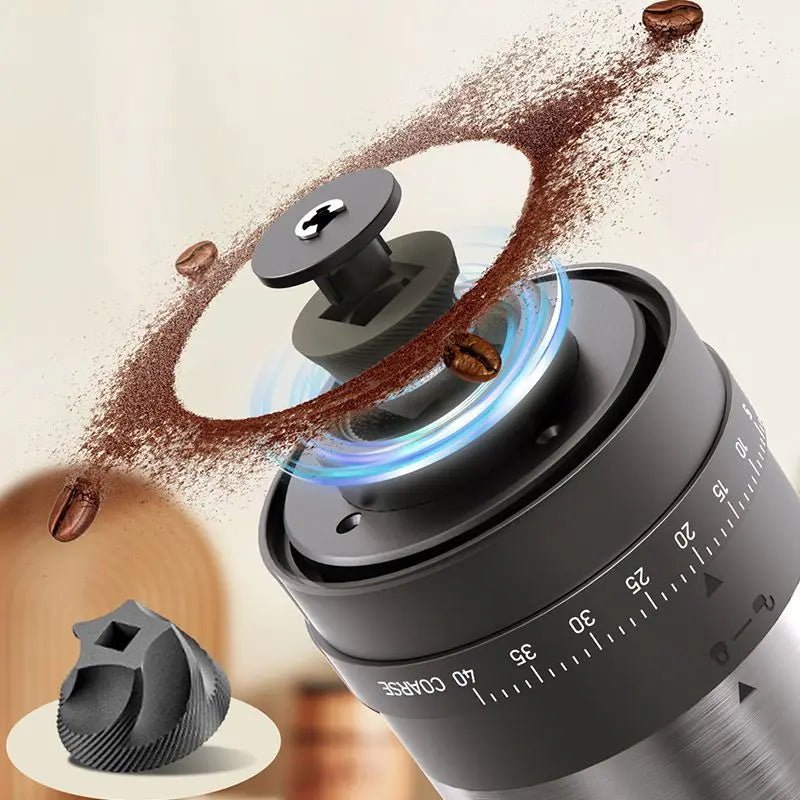 1800mAh Electric Coffee Grinder 40 Level Adjustable Burr Grinder Black - BOUTIQUEAMINESHOP.onlin