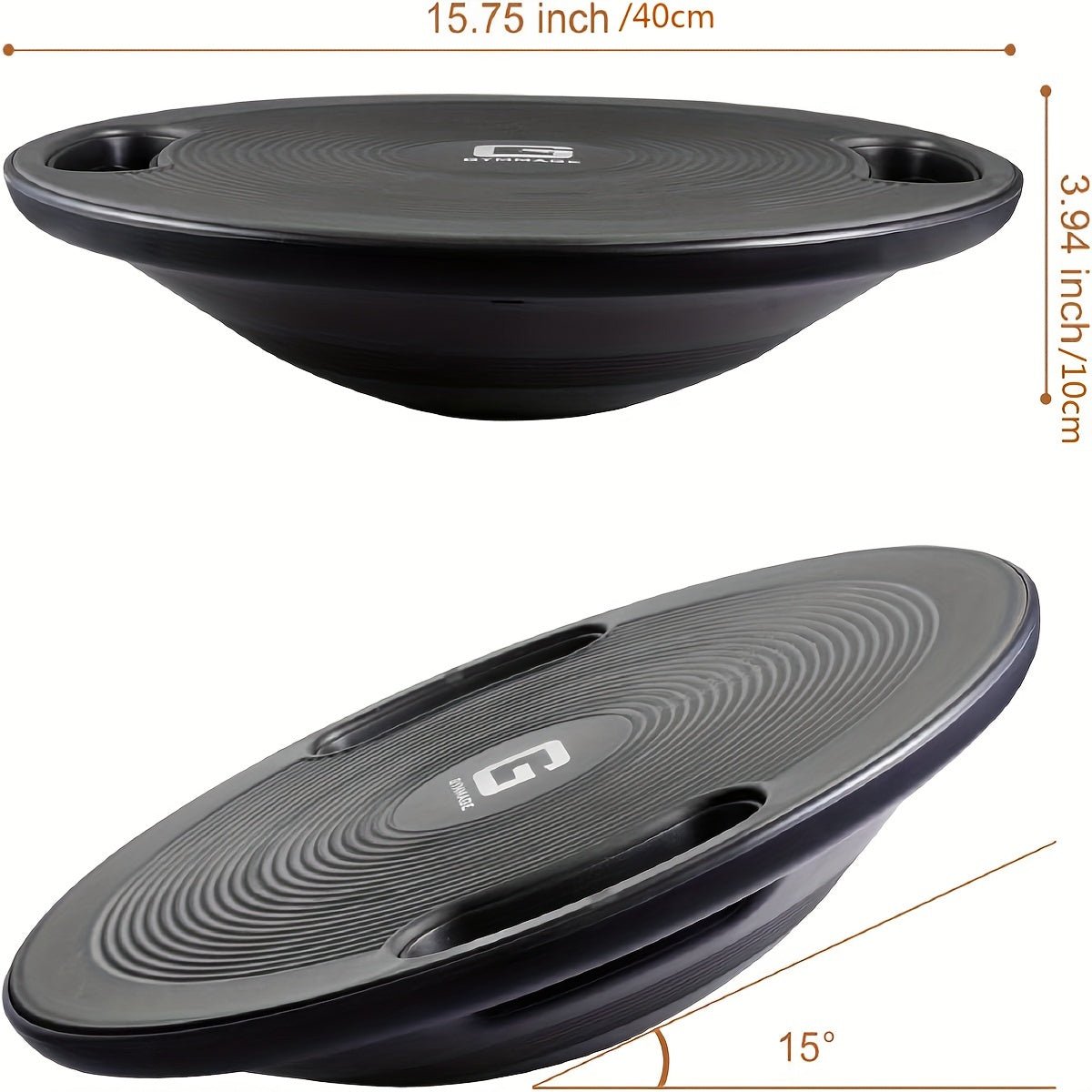 1pc Balance Board - Non - Slip Exercise Trainer(Black) - BOUTIQUEAMINESHOP.onlin