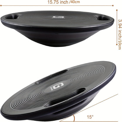 1pc Balance Board - Non - Slip Exercise Trainer(Black) - BOUTIQUEAMINESHOP.onlin