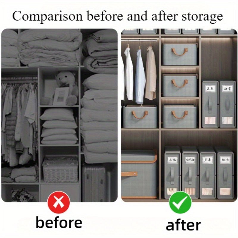 4pc Non - Woven Storage Organizer Set for Wardrobe & Travel - BOUTIQUEAMINESHOP.onlin