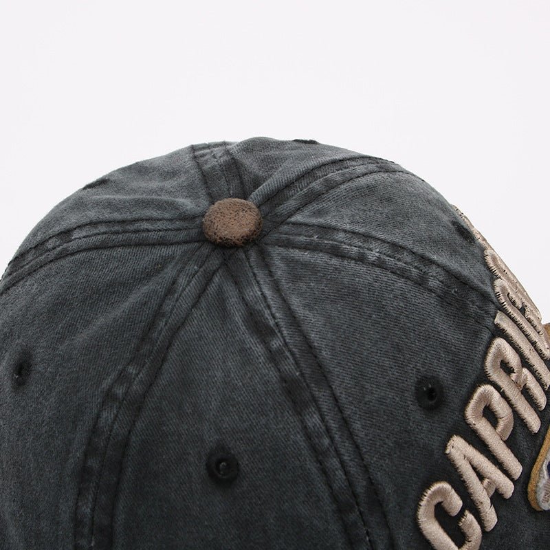 All - Match Caps Washed Retro Fashion Old Sun Hats - BOUTIQUEAMINESHOP.onlin