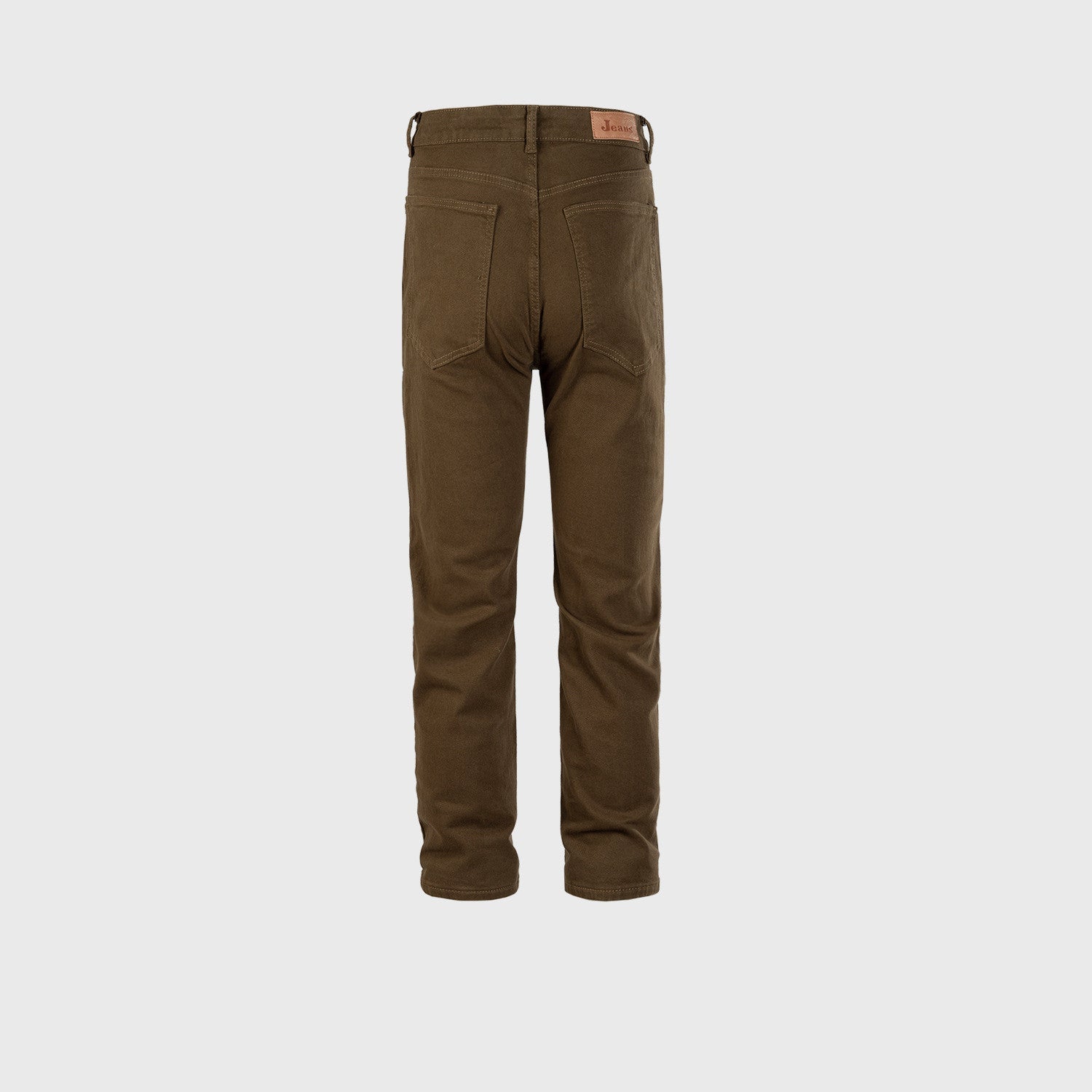 Brown Multi - size Washed Distressed Trousers - BOUTIQUEAMINESHOP.onlin