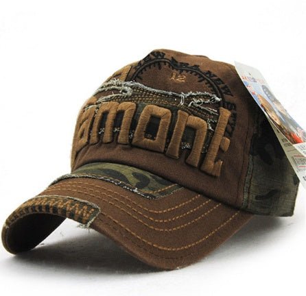 Camouflage baseball cap outdoor sunshade hats for men and women, European and American hats for leisure - BOUTIQUEAMINESHOP.onlin