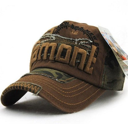 Camouflage baseball cap outdoor sunshade hats for men and women, European and American hats for leisure - BOUTIQUEAMINESHOP.onlin