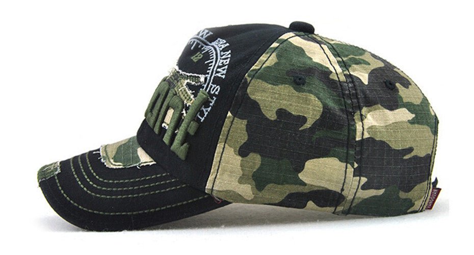 Camouflage baseball cap outdoor sunshade hats for men and women, European and American hats for leisure - BOUTIQUEAMINESHOP.onlin