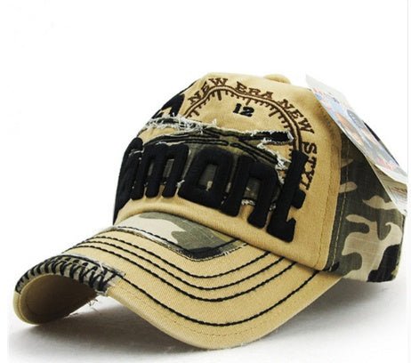 Camouflage baseball cap outdoor sunshade hats for men and women, European and American hats for leisure - BOUTIQUEAMINESHOP.onlin