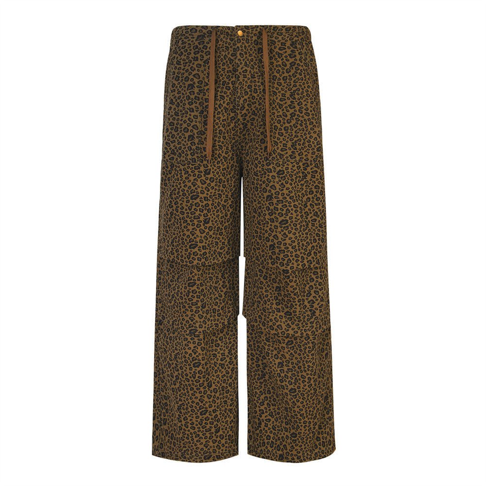 Casual Pleated Paratrooper Denim Trousers Men - BOUTIQUEAMINESHOP.onlin