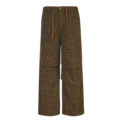 Casual Pleated Paratrooper Denim Trousers Men - BOUTIQUEAMINESHOP.onlin