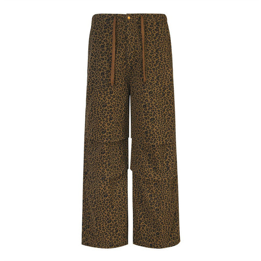 Casual Pleated Paratrooper Denim Trousers Men - BOUTIQUEAMINESHOP.onlin
