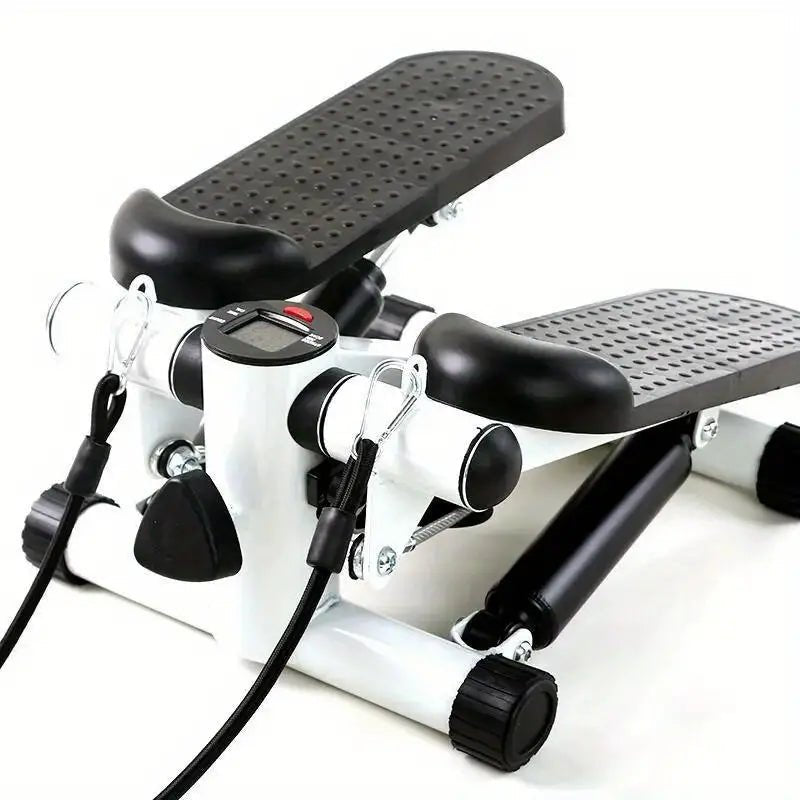 Compact Hydraulic Fitness Stair Stepper with Resistance Bands - BOUTIQUEAMINESHOP.onlin