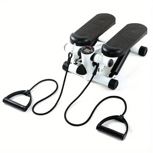 Compact Hydraulic Fitness Stair Stepper with Resistance Bands - BOUTIQUEAMINESHOP.onlin