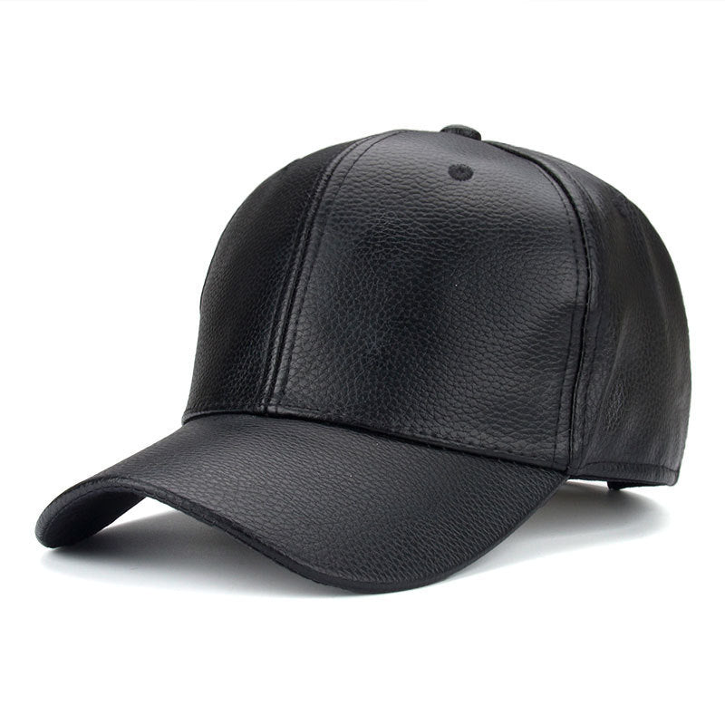 Cool!new fashion PU black Baseball Cap women Hats For men fall Leather cap Trucker cap casquette snapback winter for women - BOUTIQUEAMINESHOP.onlin