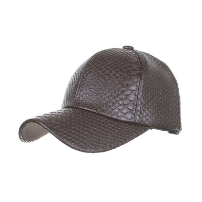 Cool!new fashion PU black Baseball Cap women Hats For men fall Leather cap Trucker cap casquette snapback winter for women - BOUTIQUEAMINESHOP.onlin