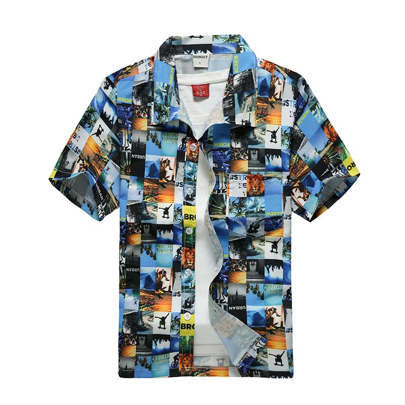 (Copy) Hawaiian print shirt - BOUTIQUEAMINESHOP.onlin