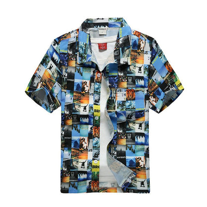(Copy) Hawaiian print shirt - BOUTIQUEAMINESHOP.onlin