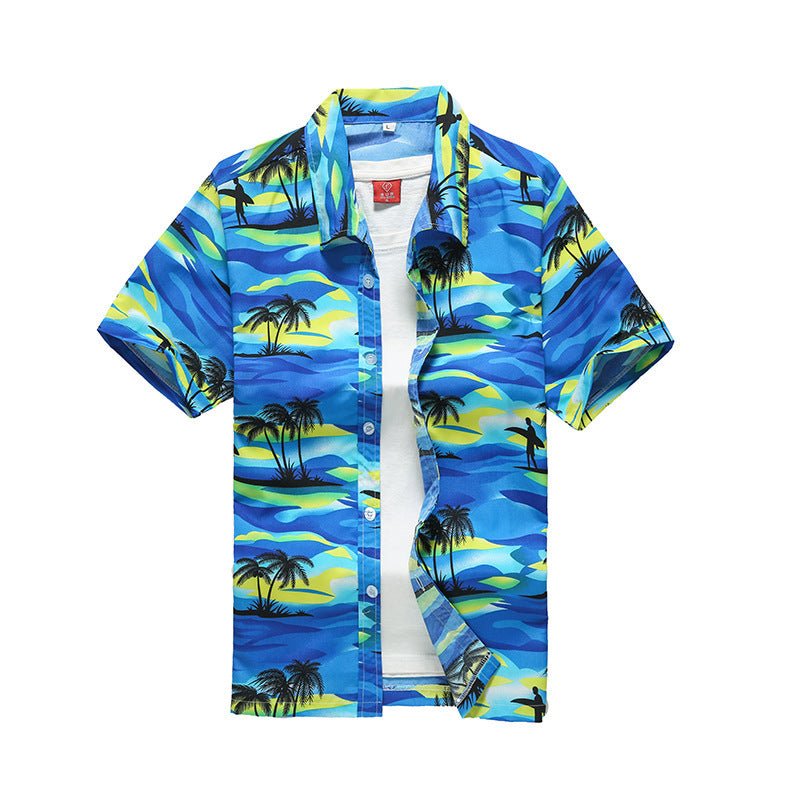 (Copy) Hawaiian print shirt - BOUTIQUEAMINESHOP.onlin