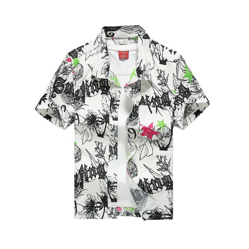 (Copy) Hawaiian print shirt - BOUTIQUEAMINESHOP.onlin