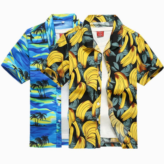 (Copy) Hawaiian print shirt - BOUTIQUEAMINESHOP.onlin