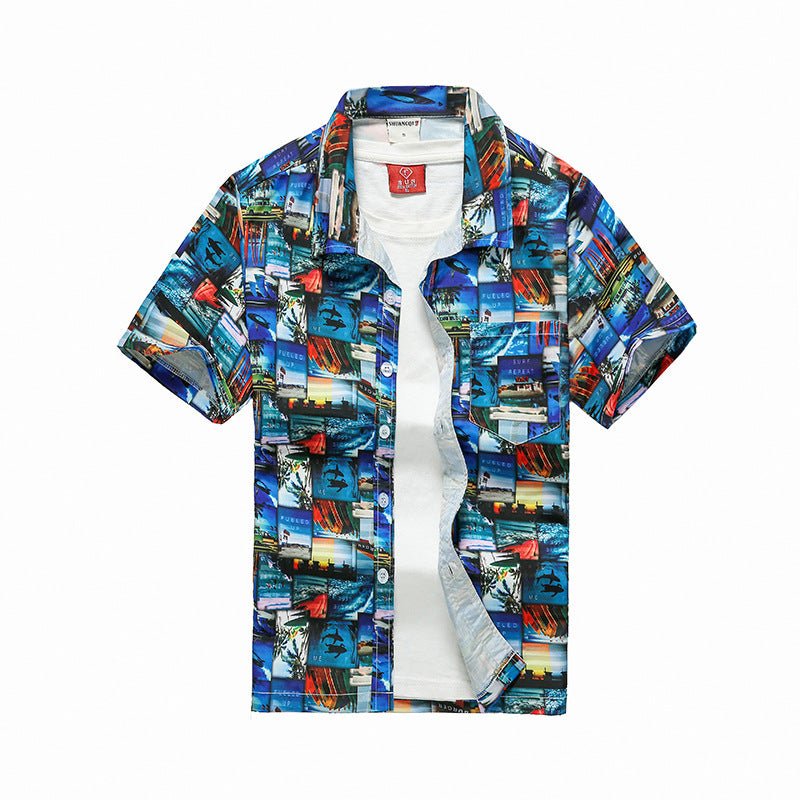 (Copy) Hawaiian print shirt - BOUTIQUEAMINESHOP.onlin