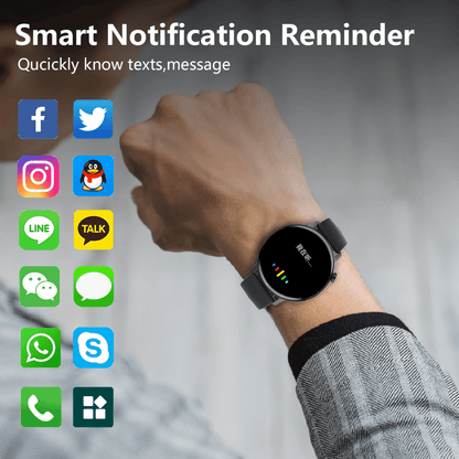 ECG monitor Smart Watch Non Invasive Blood Glucose Smart Watch with Blood Component Analysis - BOUTIQUEAMINESHOP.onlin