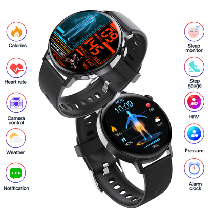 ECG monitor Smart Watch Non Invasive Blood Glucose Smart Watch with Blood Component Analysis - BOUTIQUEAMINESHOP.onlin