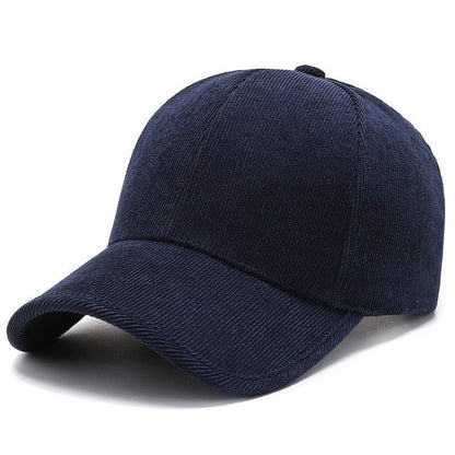 Four Seasons Corduroy Color Baseball Cap Casual All - matching - BOUTIQUEAMINESHOP.onlin