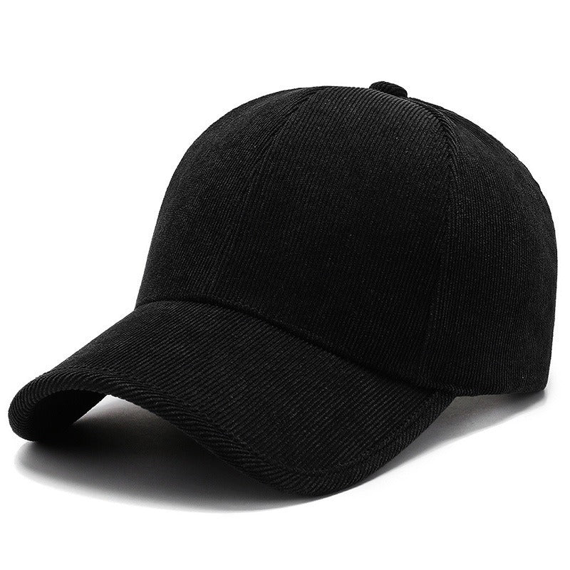 Four Seasons Corduroy Color Baseball Cap Casual All - matching - BOUTIQUEAMINESHOP.onlin