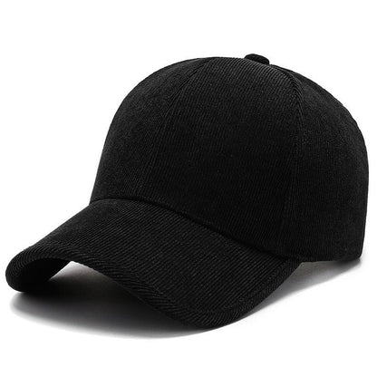 Four Seasons Corduroy Color Baseball Cap Casual All - matching - BOUTIQUEAMINESHOP.onlin