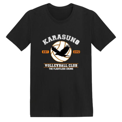 Harajuku T-Shirt Men Anime T Shirt Haikyuu t shirt Anime Tops Tees - BOUTIQUEAMINESHOP.onlin