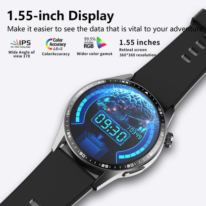 Healthy Blood Oxygen Smart Watch Men ECG+PPG Precise Body Temperature Heart Rate Monitor Smartwatch HRV Blood Pressure Watches - BOUTIQUEAMINESHOP.onlin