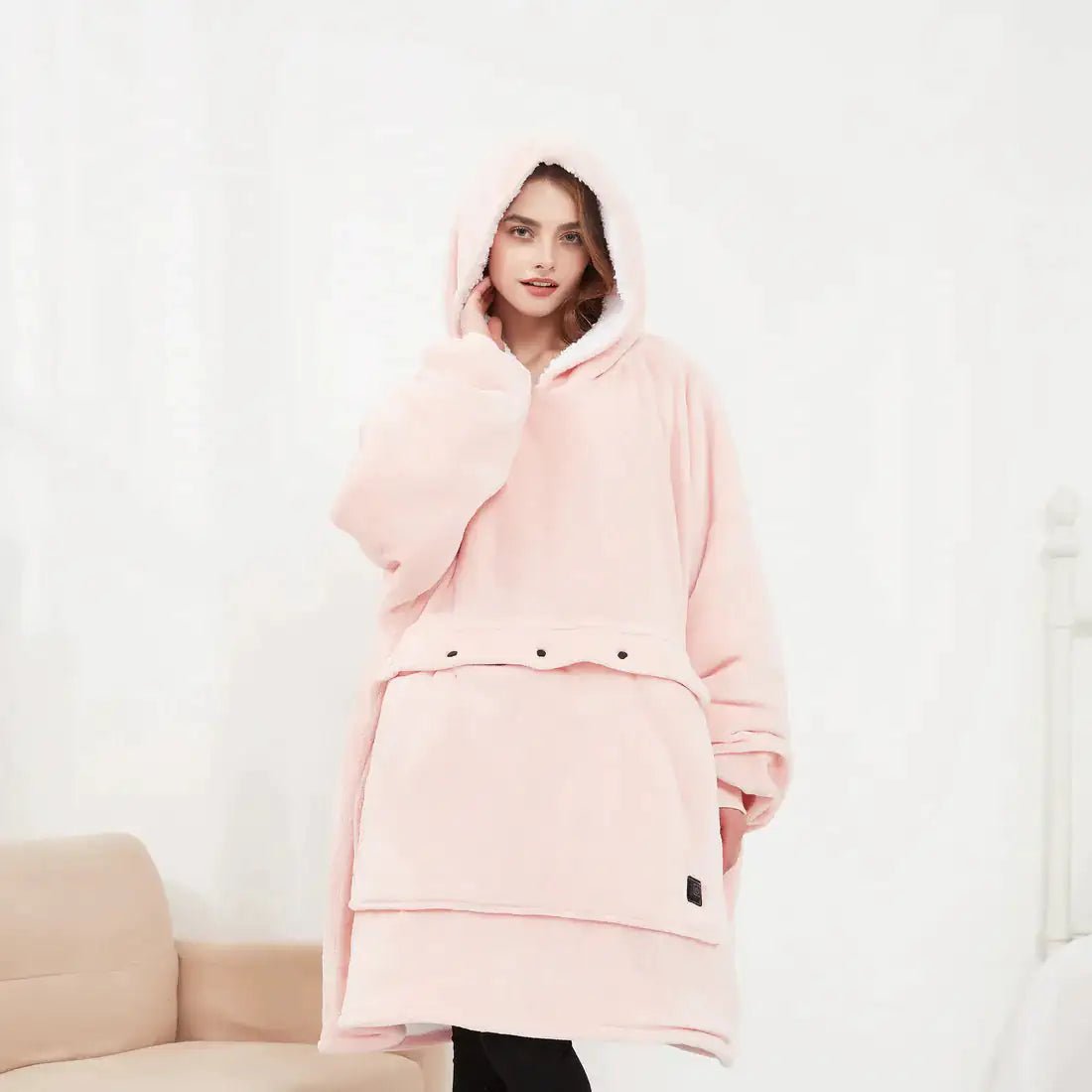 Heated Hoodie Blanket - BOUTIQUEAMINESHOP.onlin