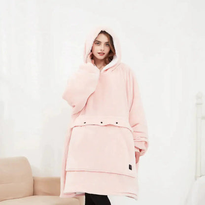 Heated Hoodie Blanket - BOUTIQUEAMINESHOP.onlin