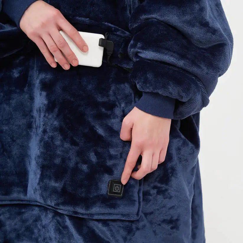 Heated Hoodie Blanket - BOUTIQUEAMINESHOP.onlin