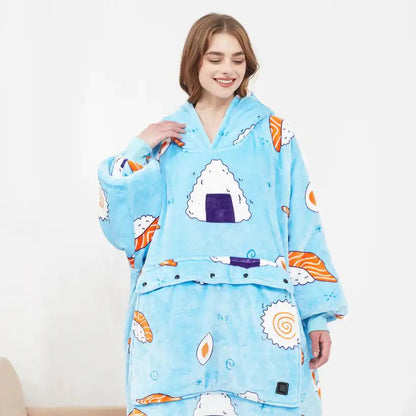 Heated Hoodie Blanket - BOUTIQUEAMINESHOP.onlin