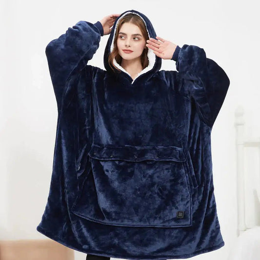 Heated Hoodie Blanket - BOUTIQUEAMINESHOP.onlin