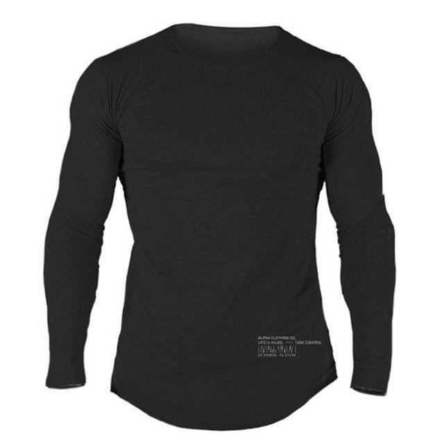 Men Long Sleeves Fitness Tees - BOUTIQUEAMINESHOP.onlin