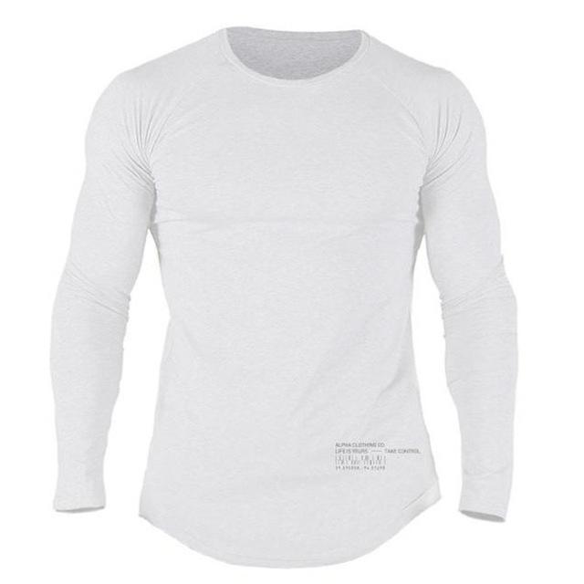 Men Long Sleeves Fitness Tees - BOUTIQUEAMINESHOP.onlin