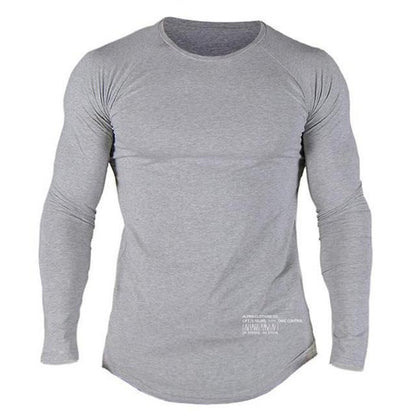 Men Long Sleeves Fitness Tees - BOUTIQUEAMINESHOP.onlin