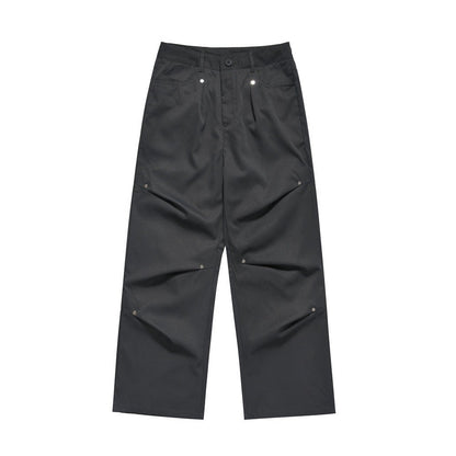 Men's Design Pleated Casual Trousers - BOUTIQUEAMINESHOP.onlin