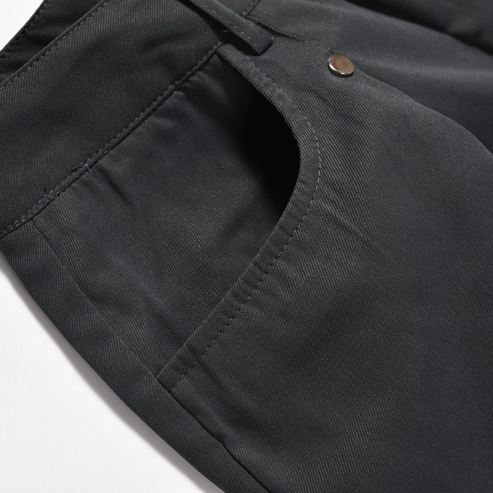 Men's Design Pleated Casual Trousers - BOUTIQUEAMINESHOP.onlin