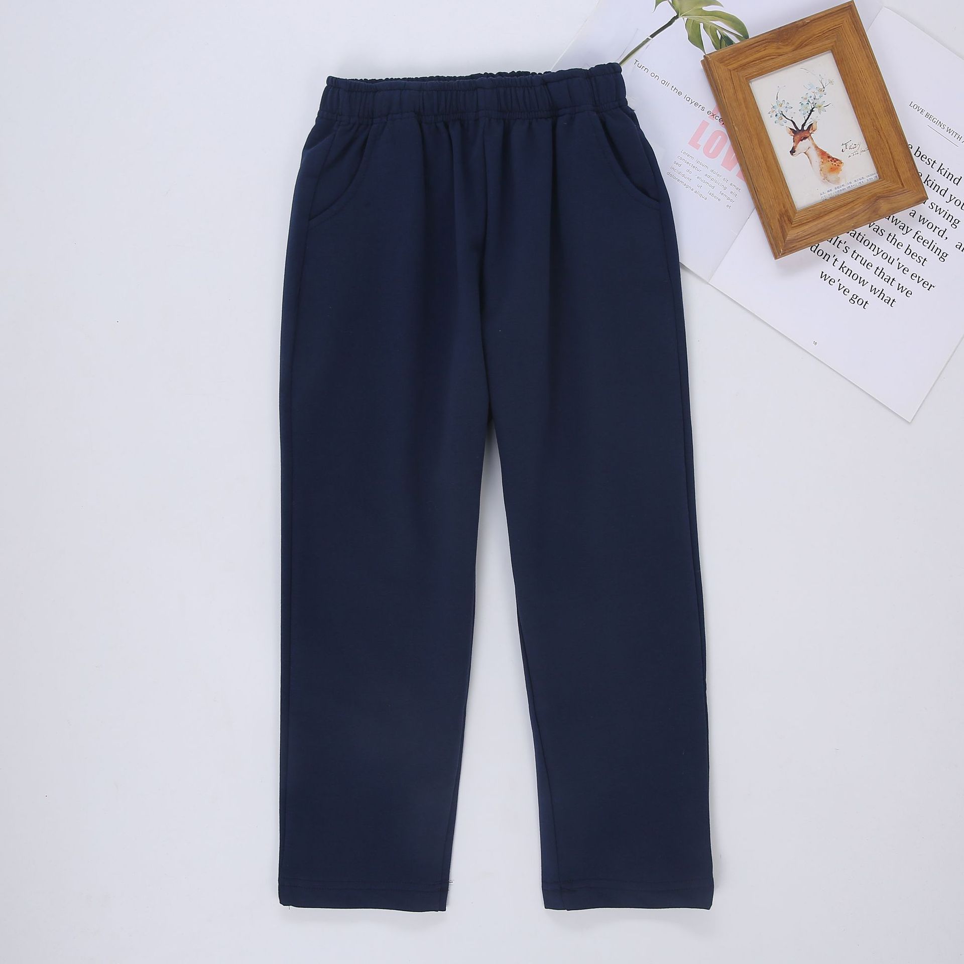 Pants Straight Casual Pants - BOUTIQUEAMINESHOP.onlin