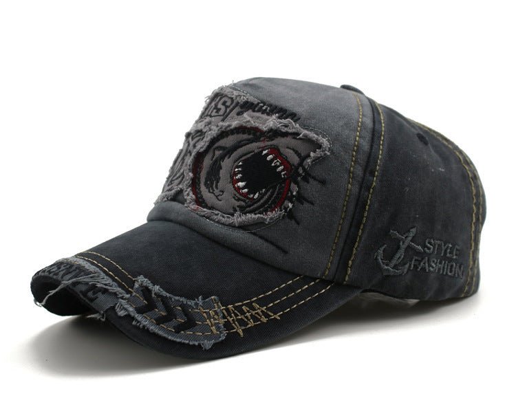 Patch washed cotton cap - BOUTIQUEAMINESHOP.onlin