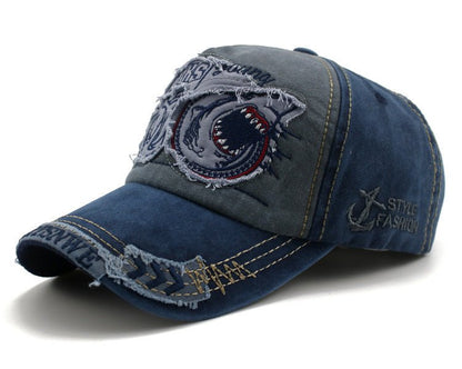 Patch washed cotton cap - BOUTIQUEAMINESHOP.onlin