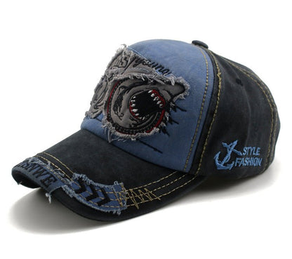Patch washed cotton cap - BOUTIQUEAMINESHOP.onlin