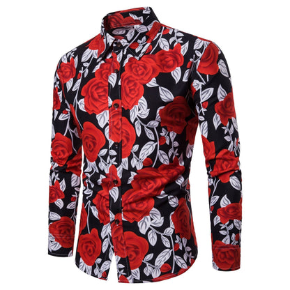 Rose print shirt - BOUTIQUEAMINESHOP.onlin
