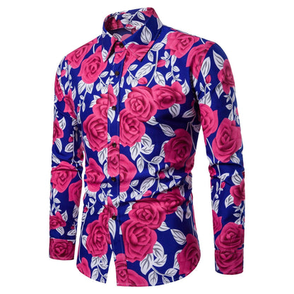 Rose print shirt - BOUTIQUEAMINESHOP.onlin