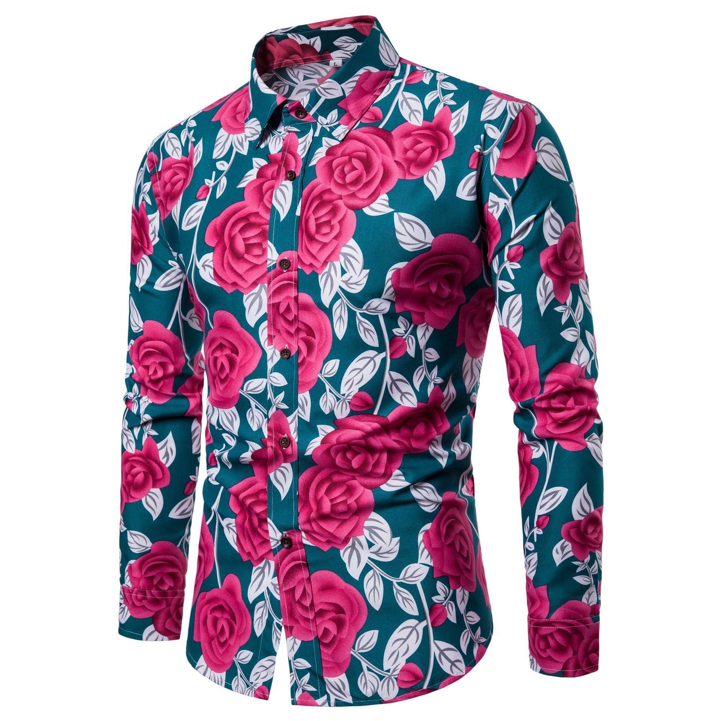 Rose print shirt - BOUTIQUEAMINESHOP.onlin