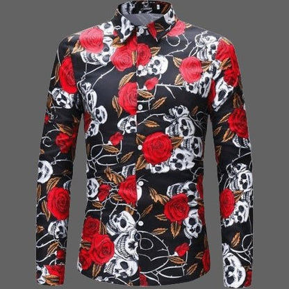 Rose print shirt - BOUTIQUEAMINESHOP.onlin