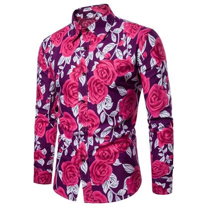 Rose print shirt - BOUTIQUEAMINESHOP.onlin