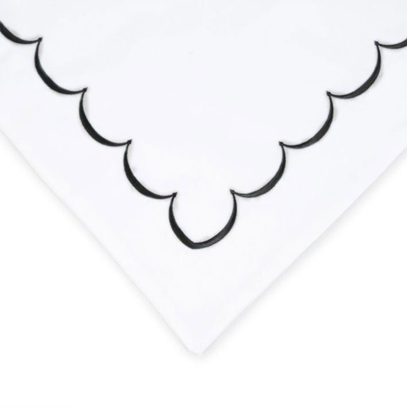 Scallops - Pure Linen Embroidered Edge Duvet Cover Sets - BOUTIQUEAMINESHOP.onlin